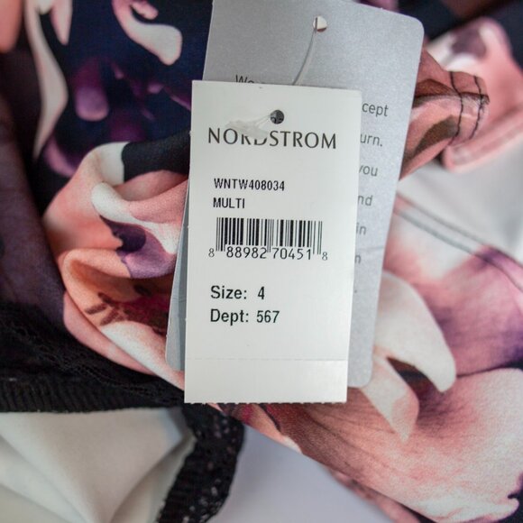 NWT Missguided Floral Bodysuit Size 4 - Picture 7 of 10
